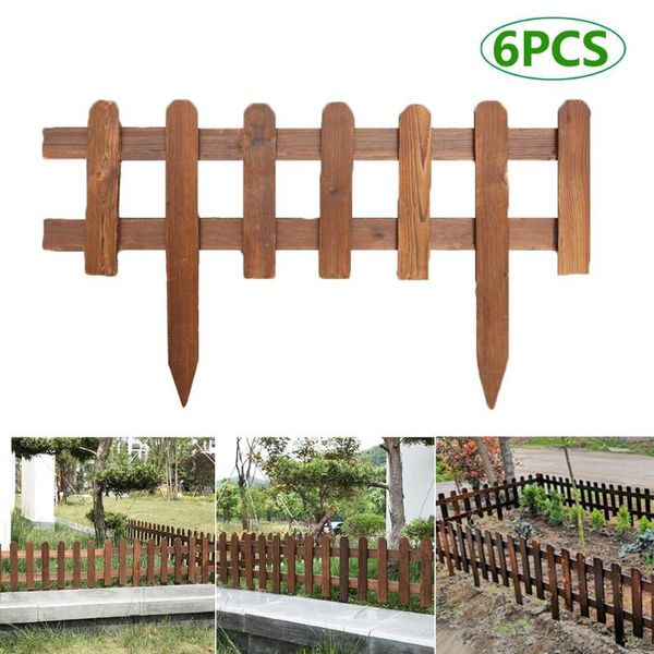 fencing, trellis & gates 6pcs anti-corrosion solid wood picket garden fence lawn edging fencing for fenced flower beds sidewalks greening
fencing, trellis & gates 6pcs anti-corrosion solid wood picket garden fence lawn edging fencing for fenced flower beds sidewalks greening