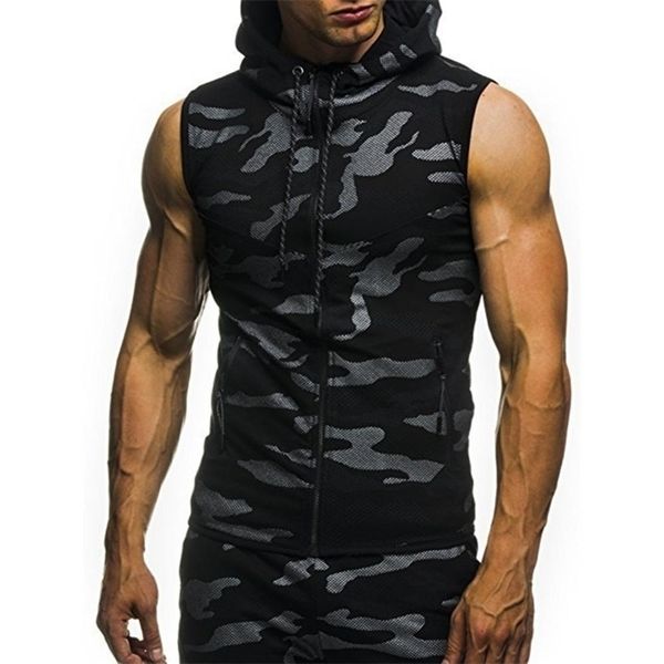 men hoodies fashion mouwloze gym fitness camouflage mesh zip up mouwlless hooded sport summer 3xl, Black;green
men hoodies fashion mouwloze gym fitness camouflage mesh zip up mouwlless hooded sport summer 3xl, Black;green