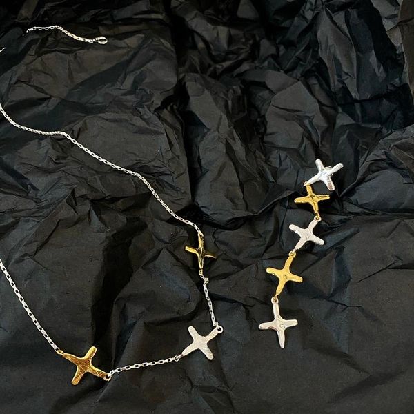 chokers timeless wonder glam 2 tone geo cross chains necklace women jewelry set punk ins trendy r party rare goth emo 5412, Golden;silver
chokers timeless wonder glam 2 tone geo cross chains necklace women jewelry set punk ins trendy r party rare goth emo 5412, Golden;silver