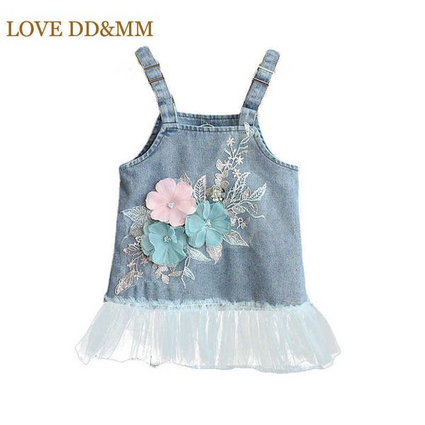 love dd&mm girls dresses children's wear sweet embroidery flower mesh denim dress for kids clothing costumes casual outfits 210715, Red;yellow
love dd&mm girls dresses children's wear sweet embroidery flower mesh denim dress for kids clothing costumes casual outfits 210715, Red;yellow