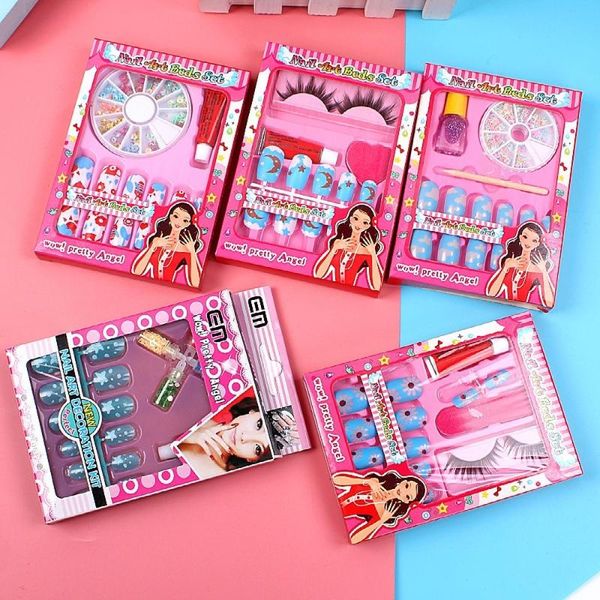 nail art decorations children's set fake patches detachable sequins send glue easy to use beautiful and cute children, Silver;gold
nail art decorations children's set fake patches detachable sequins send glue easy to use beautiful and cute children, Silver;gold