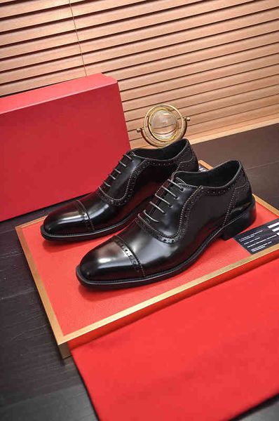 men business genuine leather oxford shoes breathable formal brand designer party wedding dress size 38-45, Black
men business genuine leather oxford shoes breathable formal brand designer party wedding dress size 38-45, Black