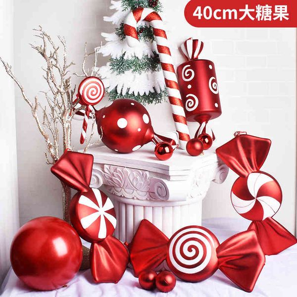 factory outlet party decoration christmas decorations 40cm long red and white painted candy pendant decoration supplies
factory outlet party decoration christmas decorations 40cm long red and white painted candy pendant decoration supplies