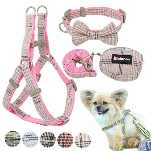 soft dog harness and leash set adjustable nylon chihuahua collar for small medium dogs pet products walking collars & leashes
soft dog harness and leash set adjustable nylon chihuahua collar for small medium dogs pet products walking collars & leashes