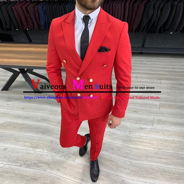 men's suits & blazers gold double breasted red men peaked lapel slim fit 2 piece wedding suit tuxedo fashion business party pants, White;black
men's suits & blazers gold double breasted red men peaked lapel slim fit 2 piece wedding suit tuxedo fashion business party pants, White;black