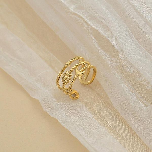 cluster rings adjustable gold star moon sun finger for women stainless steel hollow layered open jewelry boho style wholesale, Golden;silver
cluster rings adjustable gold star moon sun finger for women stainless steel hollow layered open jewelry boho style wholesale, Golden;silver