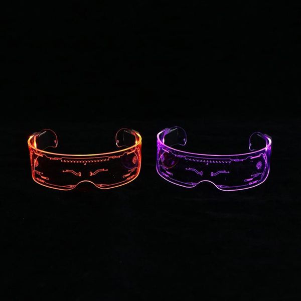 party decoration led luminous glasses electronic visor prop for festival ktv bar
party decoration led luminous glasses electronic visor prop for festival ktv bar