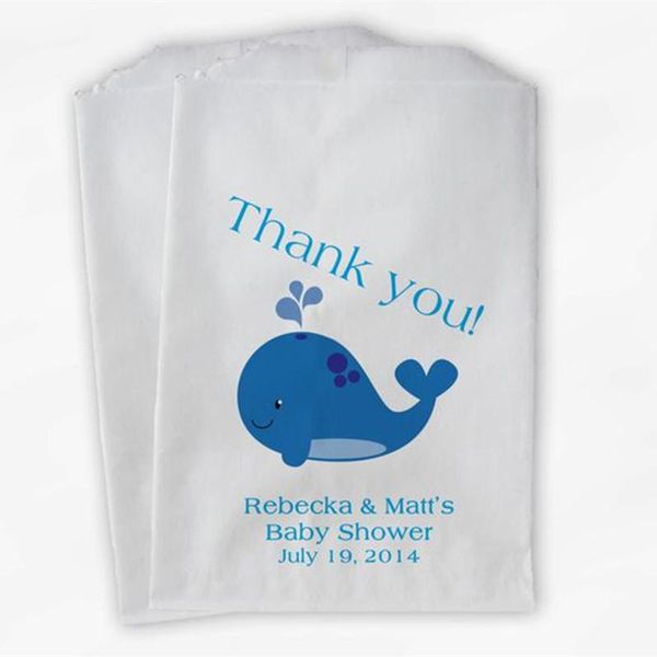 gift wrap custom blue and turquoise whale baby shower favor bags - personalized treat for paper bag
gift wrap custom blue and turquoise whale baby shower favor bags - personalized treat for paper bag