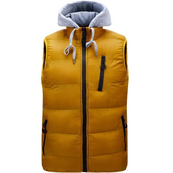 men's vests mens jacket sleeveless vest winter fashion male cotton-padded coats men stand collar thicken waistcoats man casual, Black;white
men's vests mens jacket sleeveless vest winter fashion male cotton-padded coats men stand collar thicken waistcoats man casual, Black;white