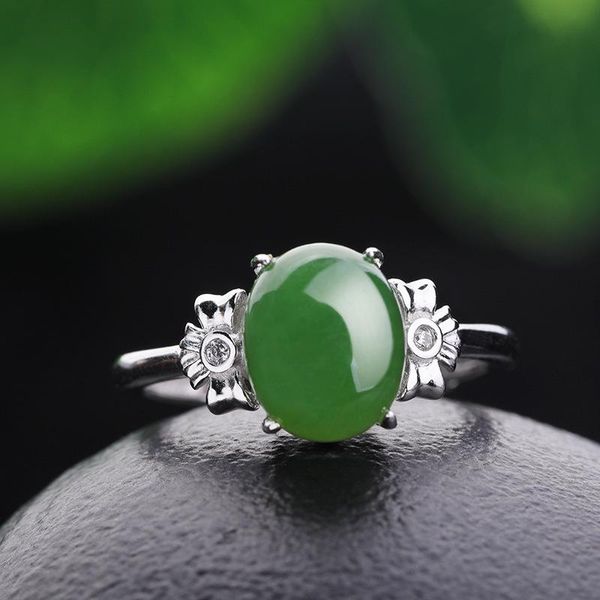cluster rings 925 inlaid jade ring wholesale shifting female natural hetian sterling silver restoring ancient ways, Golden;silver
cluster rings 925 inlaid jade ring wholesale shifting female natural hetian sterling silver restoring ancient ways, Golden;silver