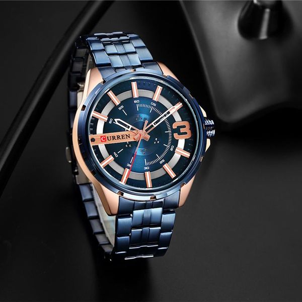 wristwatches curren 8333 mens business quartz watches clocks stainless steel for men wristwaches waterproof, Slivery;brown
wristwatches curren 8333 mens business quartz watches clocks stainless steel for men wristwaches waterproof, Slivery;brown