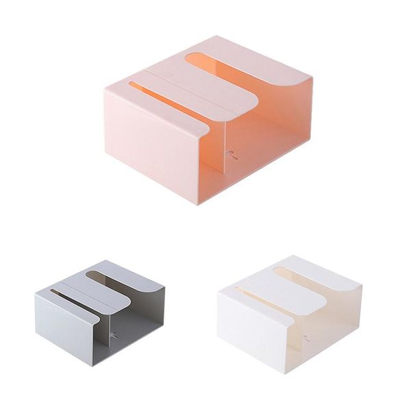 tissue boxes & napkins multifunctional wall-mounted box perforated toilet paper holder bathroom shelf kitchen storage rack 
tissue boxes & napkins multifunctional wall-mounted box perforated toilet paper holder bathroom shelf kitchen storage rack