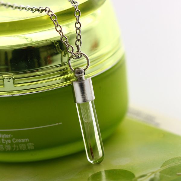 selling personality simple dandelion transparent glass tube necklace accessories, Silver
selling personality simple dandelion transparent glass tube necklace accessories, Silver