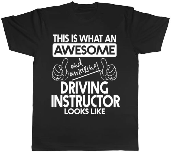 This is what an Awesome and Amazing Driving Instructor Looks Like Mens T-Shirt, White;black
This is what an Awesome and Amazing Driving Instructor Looks Like Mens T-Shirt, White;black