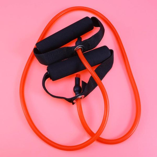 1pc yoga elastic fitness exercise rope resistance bands workout with handle for (black + red)
1pc yoga elastic fitness exercise rope resistance bands workout with handle for (black + red)
