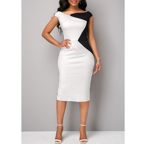 casual dresses xxxl xxxxl irregular color contrast stitching ol commuter stretch knit professional bag hip dress slim large size, Black;gray
casual dresses xxxl xxxxl irregular color contrast stitching ol commuter stretch knit professional bag hip dress slim large size, Black;gray