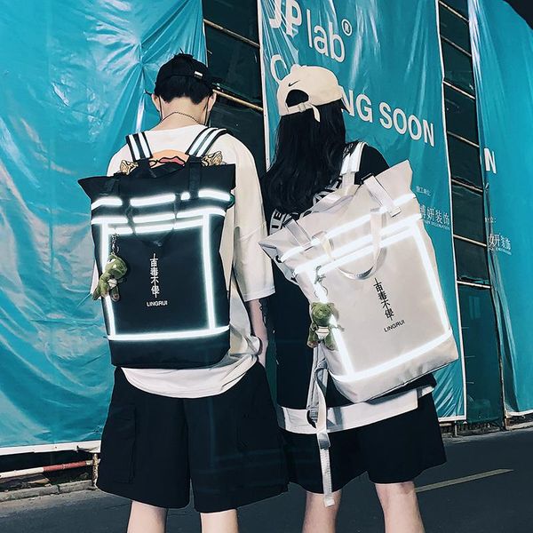 backpack men's trend large-capacity reflective tide brand travel portable middle school student bag female
backpack men's trend large-capacity reflective tide brand travel portable middle school student bag female