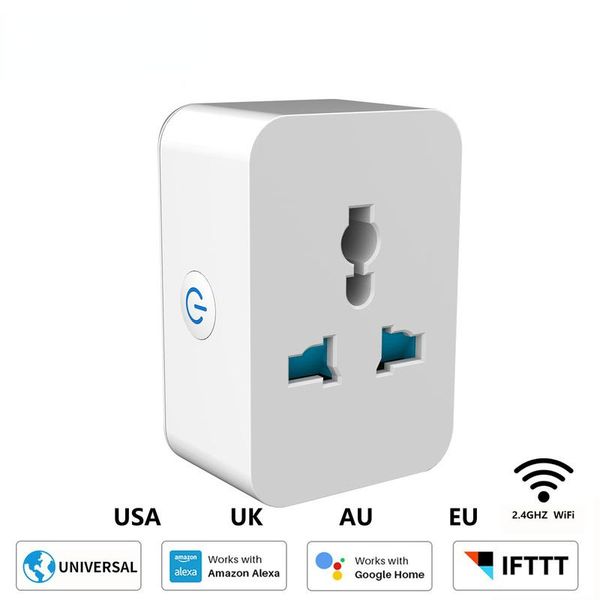 smart home control wifi and bluetooth compatible universal socket multi-function conversion 10 16a switch for amazon alexa google ifttt
smart home control wifi and bluetooth compatible universal socket multi-function conversion 10 16a switch for amazon alexa google ifttt