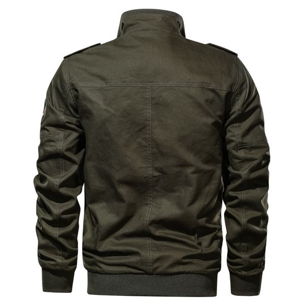 men's jackets spring stand collar casual flight brand men military bomber plus size cotton coats windbreakers 7d4i, Black;brown
men's jackets spring stand collar casual flight brand men military bomber plus size cotton coats windbreakers 7d4i, Black;brown