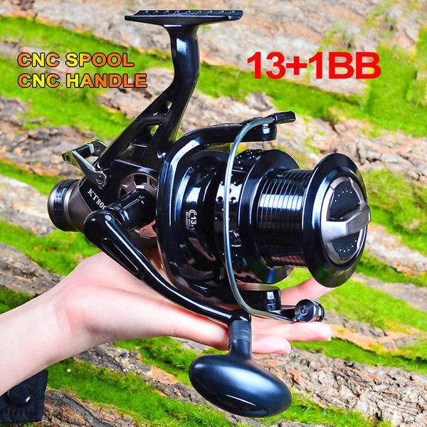 baitcasting reels 1pc metal spinning fishing reel kt3000-kt8000 13+1bb cnc aluminum spool carp feeder wheel tackle
baitcasting reels 1pc metal spinning fishing reel kt3000-kt8000 13+1bb cnc aluminum spool carp feeder wheel tackle