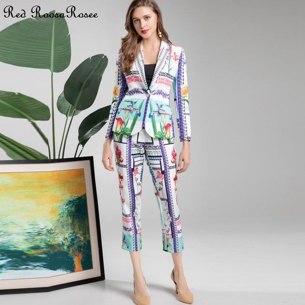 women's two piece pants red roosarosee fashion spring autumn women turn-down collar long sleeve blazer + mid-calf female suit 2 set twi, White
women's two piece pants red roosarosee fashion spring autumn women turn-down collar long sleeve blazer + mid-calf female suit 2 set twi, White