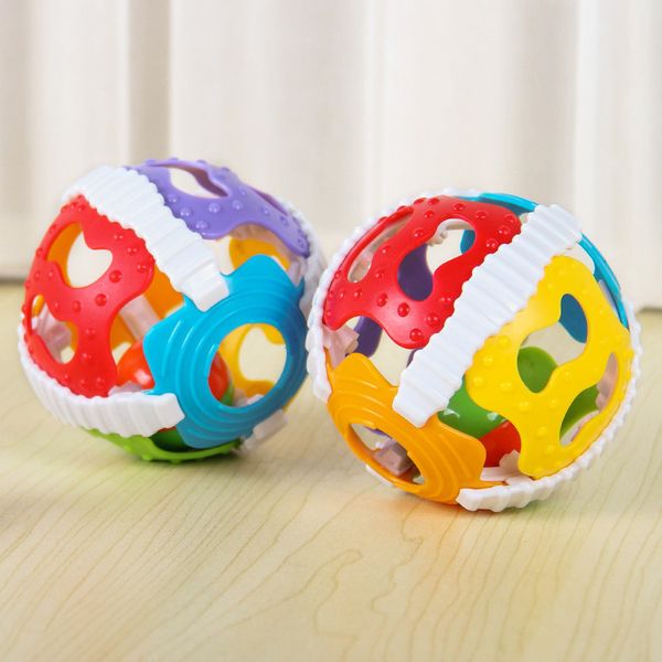 newborn baby toy infant educational early education bell ring soft rubber 6-color hand grasping ball player ring
newborn baby toy infant educational early education bell ring soft rubber 6-color hand grasping ball player ring