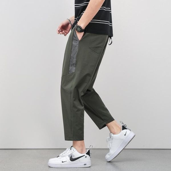 men's pants 2021 sports men summer thin quick drying casual bodyguard fitness ice silk air conditioning binding feet, Black
men's pants 2021 sports men summer thin quick drying casual bodyguard fitness ice silk air conditioning binding feet, Black