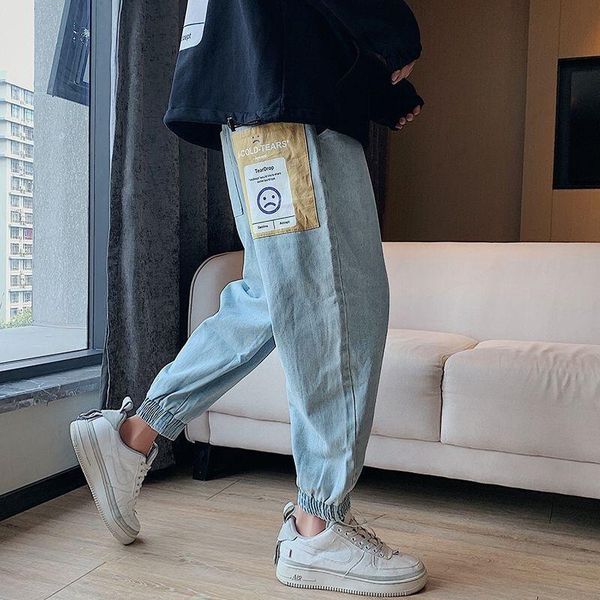 men's jeans baggy men blue black ripped hip hop streetwear harem ankle length denim pants elastic waist casual trousers harajuku
men's jeans baggy men blue black ripped hip hop streetwear harem ankle length denim pants elastic waist casual trousers harajuku