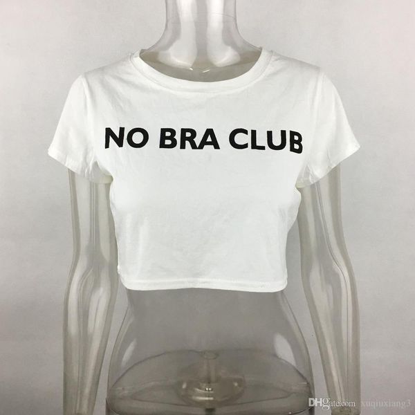 new cropped t shirt no bra club print t-shirt women fashion cotton tee femme crop woman clothing, White
new cropped t shirt no bra club print t-shirt women fashion cotton tee femme crop woman clothing, White