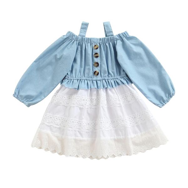 girl's dresses kids girls princess dress summer autumn color matching lace splicing off shoulder long sleeve button a-line 2-7years, Red;yellow
girl's dresses kids girls princess dress summer autumn color matching lace splicing off shoulder long sleeve button a-line 2-7years, Red;yellow