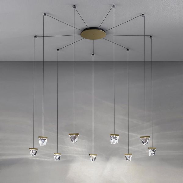 pendant lamps nordic crystal glass chandelier creative personality full copper lamp duplex building living room designer showroom
pendant lamps nordic crystal glass chandelier creative personality full copper lamp duplex building living room designer showroom