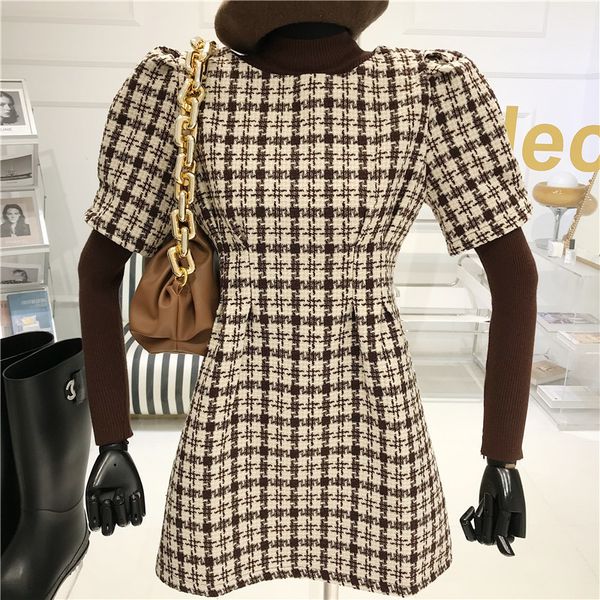 skirts two female ensemble 2021 niche medium tweed style design backed up dressed with knitting in., Black
skirts two female ensemble 2021 niche medium tweed style design backed up dressed with knitting in., Black