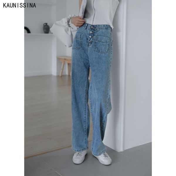 women's jeans women wide leg loose casual trousers washed retro high waist straight overalls long pockets light blue pants
women's jeans women wide leg loose casual trousers washed retro high waist straight overalls long pockets light blue pants
