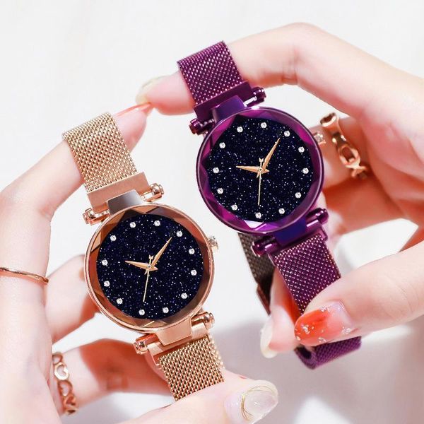 wristwatches fashion watch for women elegant magnet quartz buckle starry sky roman numeral lady wristwatch gift drop, Slivery;brown
wristwatches fashion watch for women elegant magnet quartz buckle starry sky roman numeral lady wristwatch gift drop, Slivery;brown