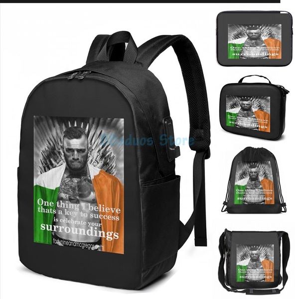 funny graphic print connor-mcgregor(11) usb charge backpack men school bags women bag travel laptop
funny graphic print connor-mcgregor(11) usb charge backpack men school bags women bag travel laptop