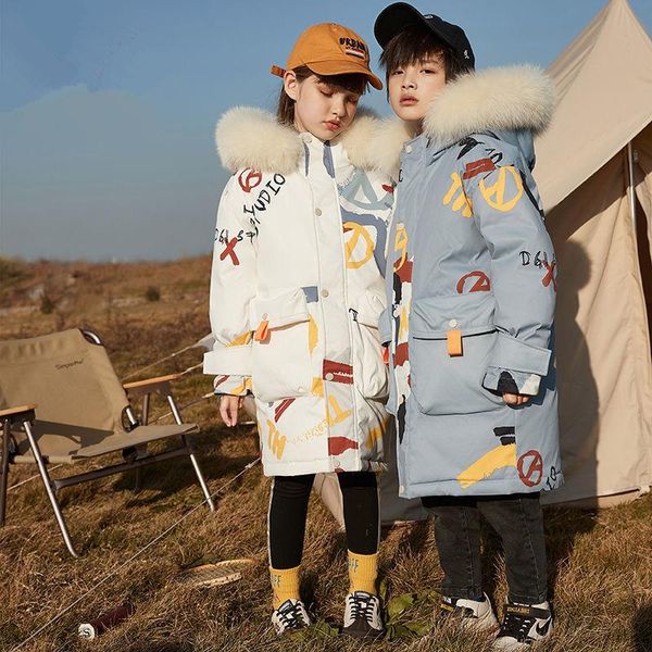 down coat winter children jacket girls kids graffiti printed thickened warm outerwear boy hooded snow, Blue;gray
down coat winter children jacket girls kids graffiti printed thickened warm outerwear boy hooded snow, Blue;gray