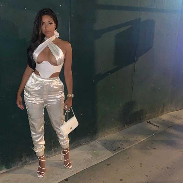 women's tanks & camis elegant fashion women sleeveless halter crop party club streetwaer zipper solid color femmel bra spring summer, White
women's tanks & camis elegant fashion women sleeveless halter crop party club streetwaer zipper solid color femmel bra spring summer, White