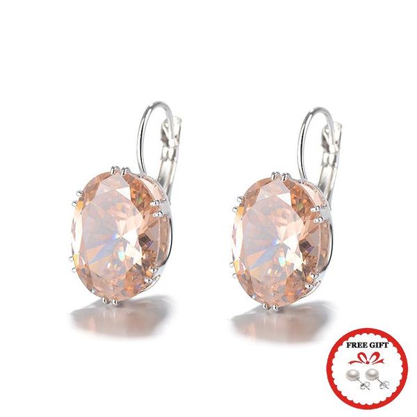 dangle & chandelier fashion earrings 925 silver jewelry oval zircon gemstone drop earring for women wedding promise party accessories wholes
dangle & chandelier fashion earrings 925 silver jewelry oval zircon gemstone drop earring for women wedding promise party accessories wholes