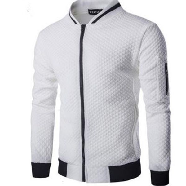 men's t-shirts brand clothes male casual zipper jacket stand collar spring and autumn mens 3d plaid hit color man coats sudaderas, White;black
men's t-shirts brand clothes male casual zipper jacket stand collar spring and autumn mens 3d plaid hit color man coats sudaderas, White;black