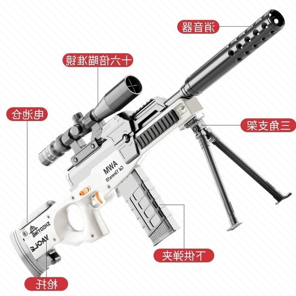 2411awm children's toy gun can launch soft bullet gun, boy's electric continuous chicken eating full set of equipment and combat s
2411awm children's toy gun can launch soft bullet gun, boy's electric continuous chicken eating full set of equipment and combat s