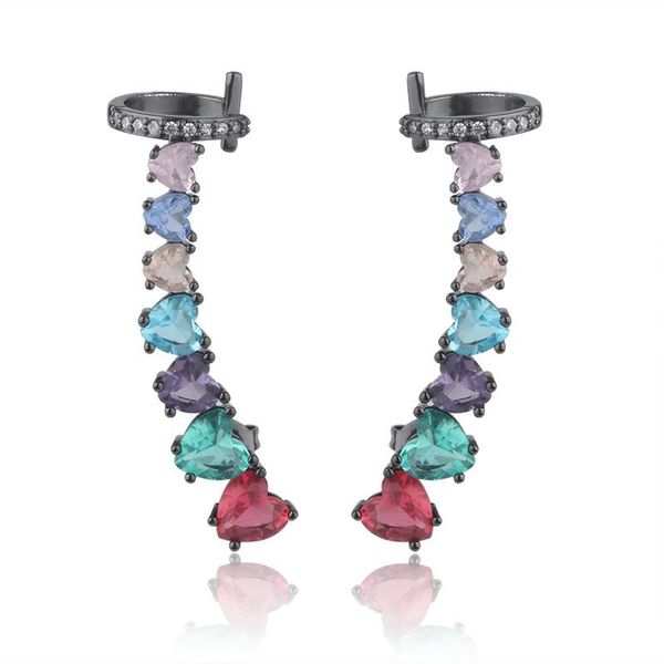 stud colorful small heart shaped ear cuff earrings crystal glass stone clip-on gold color plated gorgeous boho women jewelry, Golden;silver
stud colorful small heart shaped ear cuff earrings crystal glass stone clip-on gold color plated gorgeous boho women jewelry, Golden;silver