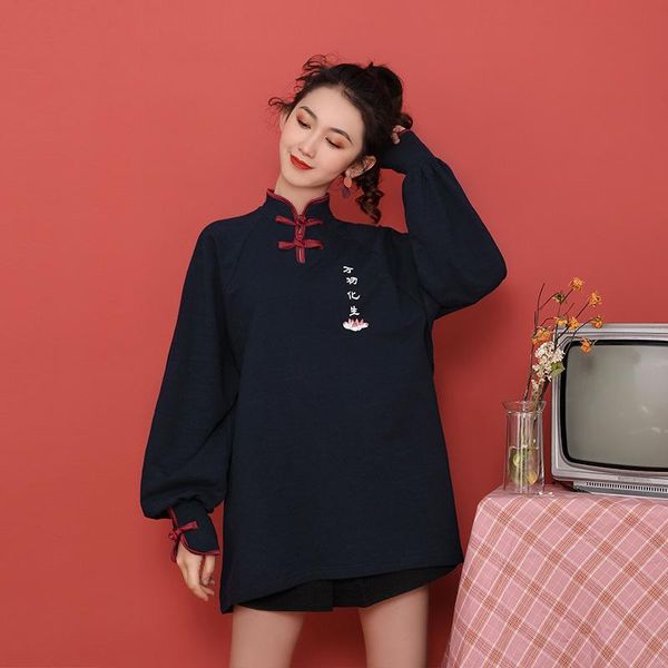 chinese traditional qipao dress oriental retro casual loose sweater jackets lady ethnic print dragon modern cheongsam clothing, Red
chinese traditional qipao dress oriental retro casual loose sweater jackets lady ethnic print dragon modern cheongsam clothing, Red