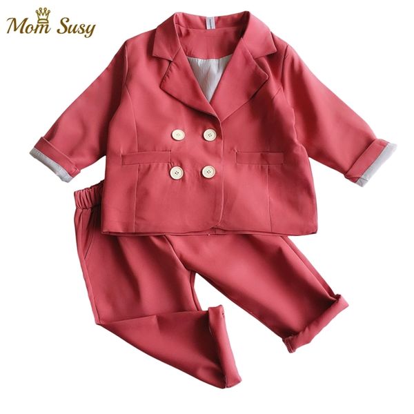 fashion girl boy formal clothes set suit jacket+pant 2pcs toddler baby suit blazer jacket thick korean baby clothes 210726, White
fashion girl boy formal clothes set suit jacket+pant 2pcs toddler baby suit blazer jacket thick korean baby clothes 210726, White