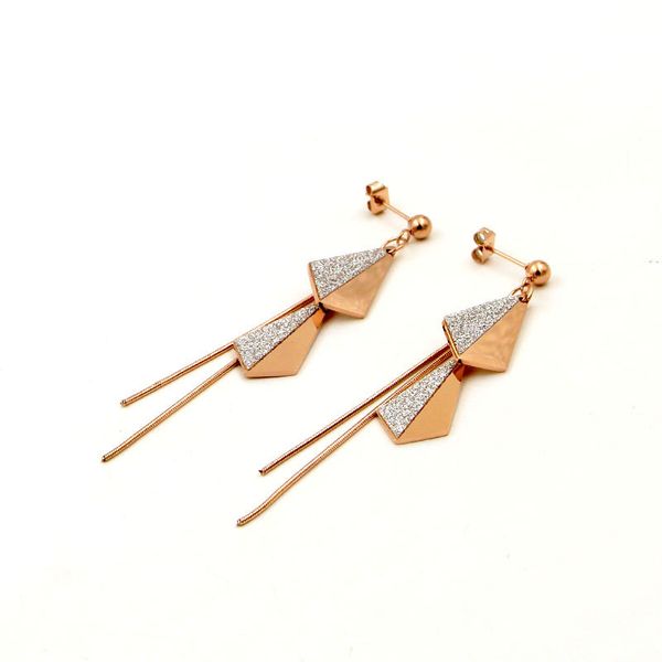 e2-208a rose gold long steel ball hanging room sand silver double sector snake bone chain earrings water drop female, Golden
e2-208a rose gold long steel ball hanging room sand silver double sector snake bone chain earrings water drop female, Golden