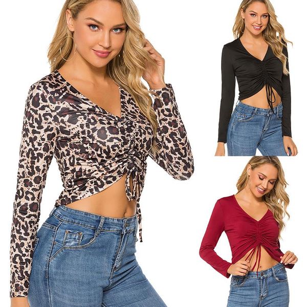 neck long sleeve crop women autumn ruched lace up casual tee shirt black winter shirts 2021 women's t-shirt, White
neck long sleeve crop women autumn ruched lace up casual tee shirt black winter shirts 2021 women's t-shirt, White