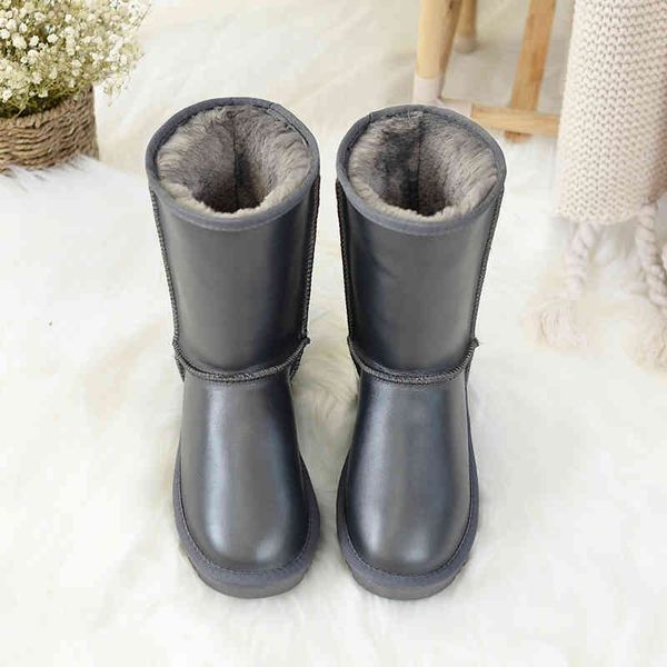 boots dwterproof mode water boots for women genuine leather winter mid-calf snow warm p82j, Black
boots dwterproof mode water boots for women genuine leather winter mid-calf snow warm p82j, Black