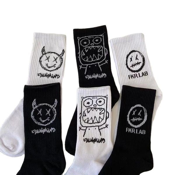 men's socks japanese cartoon men print pattern white black hip hop style breathable mid tube skateboard harajuku
men's socks japanese cartoon men print pattern white black hip hop style breathable mid tube skateboard harajuku