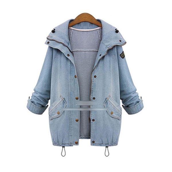 women's jackets 2021 s button up ladies denim women jacket with hooded 2 piece 3xl female jean plus size coat, Black;brown
women's jackets 2021 s button up ladies denim women jacket with hooded 2 piece 3xl female jean plus size coat, Black;brown