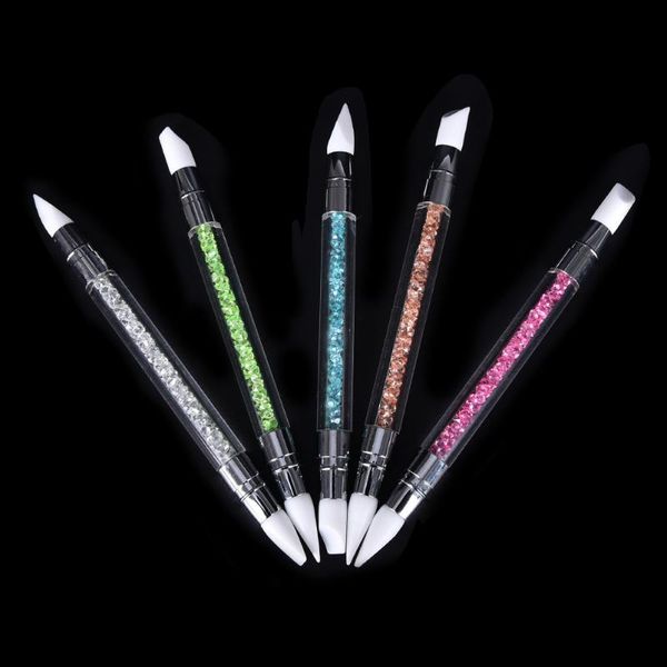 nail brushes 1pc rhinestone crystal art brush pen silicone head carving emboss shaping hollow sculpture acrylic manicure dotting tool, Yellow
nail brushes 1pc rhinestone crystal art brush pen silicone head carving emboss shaping hollow sculpture acrylic manicure dotting tool, Yellow