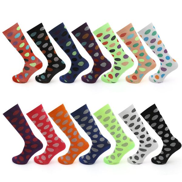 men's socks 28 colors colorful dots compression long-tube calf for men and women sweat-absorbent sports outdoor riding, Black
men's socks 28 colors colorful dots compression long-tube calf for men and women sweat-absorbent sports outdoor riding, Black